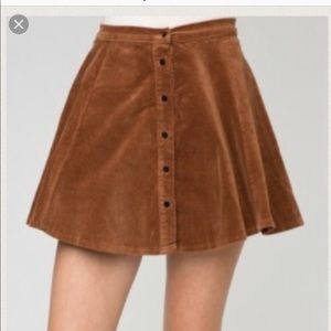 Brandy Melville suede skirt